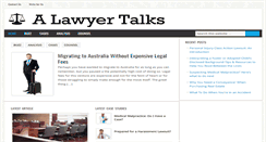 Desktop Screenshot of alawyertalks.com